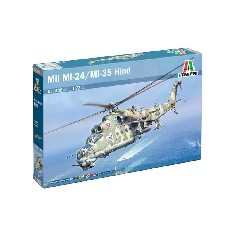 Italeri Model Kit vrtuľník 1432 - Mil Mi-24 P /Mil Mi - 35 P (1:72)