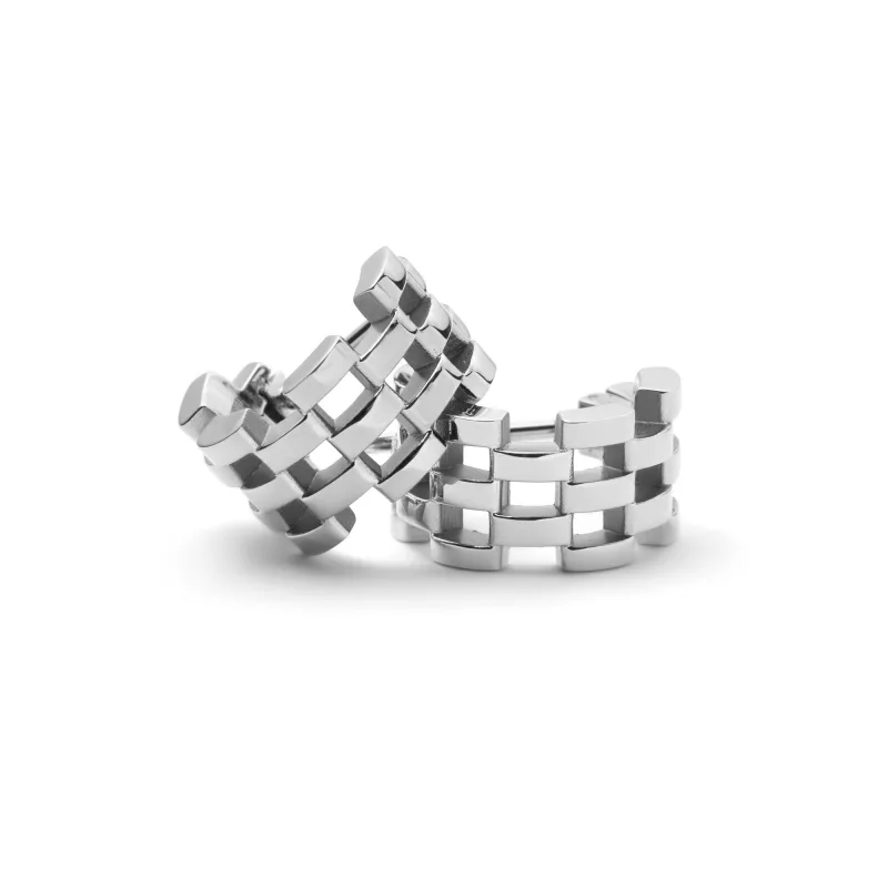 Daniel Wellington dámske náušnice oceľové 5-Link DW00401020