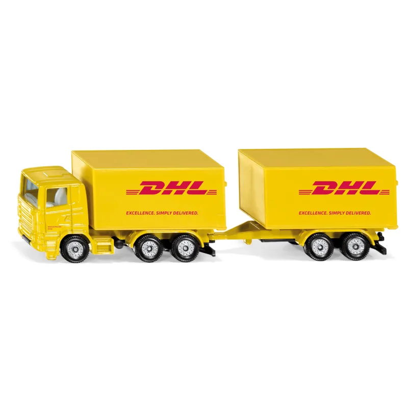 SIKU Blister - DHL kamión s prívesom