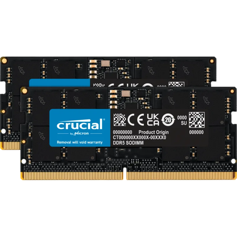 Crucial 24GB kit SODIMM DDR5 5600 CL46 CT2K12G56C46S5
