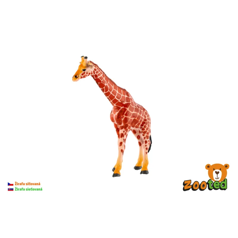 ZOOted Žirafa sieťovaná zooted plast 17cm