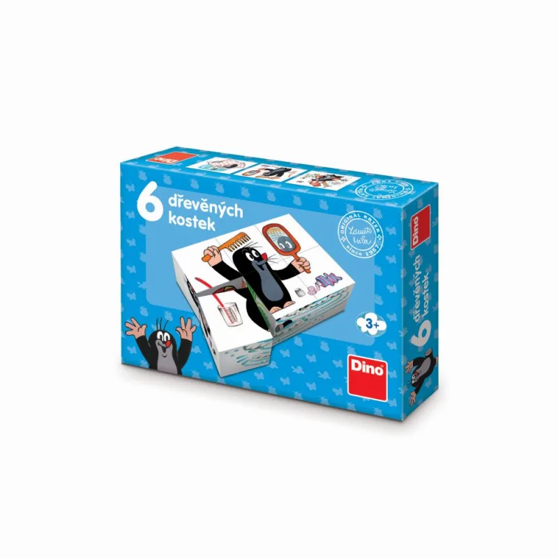 Dino KRTOK 6 Drevené licenčné kocky