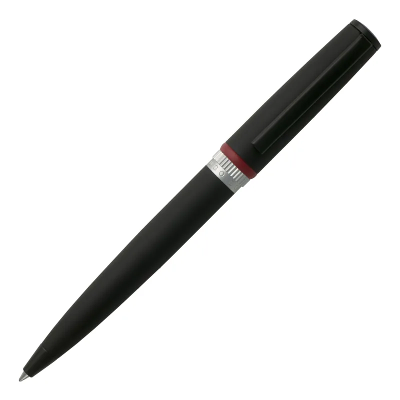 HUGO BOSS Guľôčkové pero Gear, čierne HSG8024A