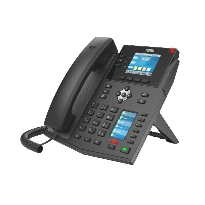 GRANDSTREAM Fanvil X4U SIP telefon 2,8"bar.disp.+ 2,4" disp., 12SIP, 3link.tl., 30DSS tl., dual Gbit X4U