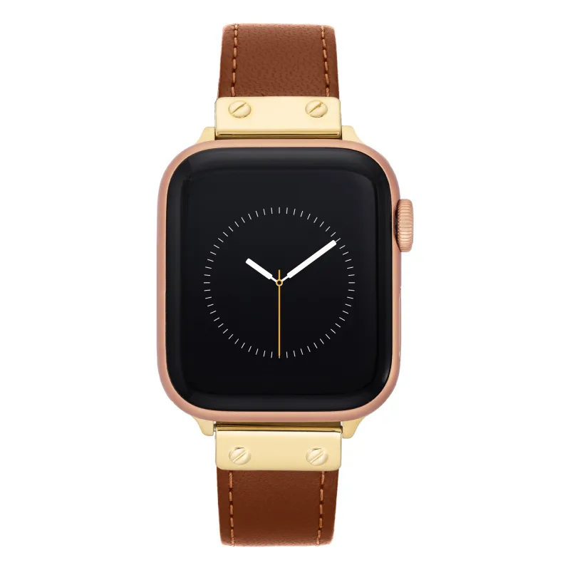 Anne Klein Kožený remienok pre Apple Watch 42/44/45 WK/1008GPBN42