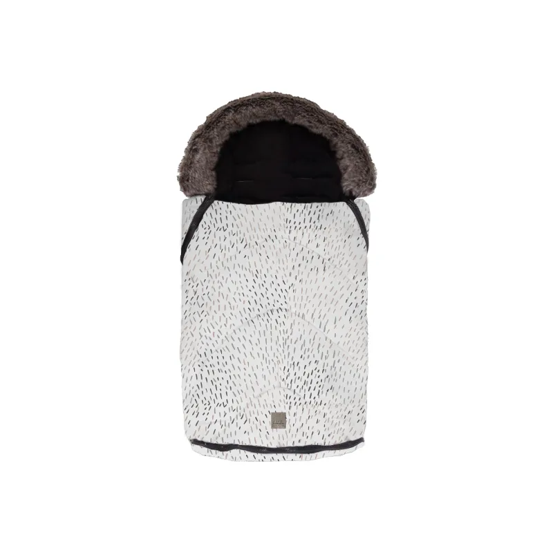 KikkaBoo Fusak zimný Trendy Memphis White