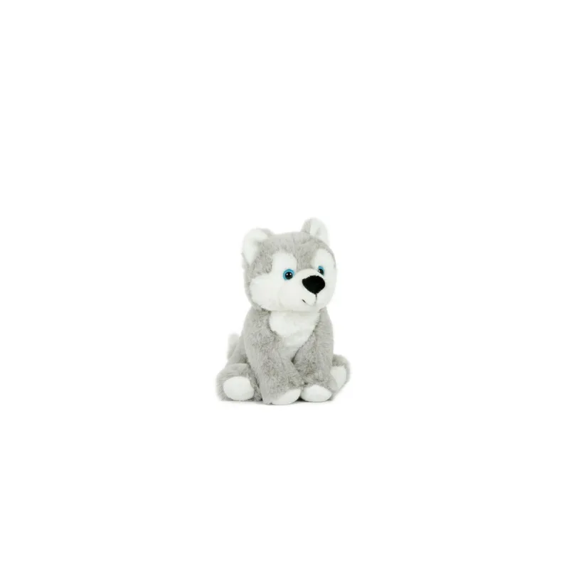 Teddies Pes husky sediaci plyš 15x19cm 0m+