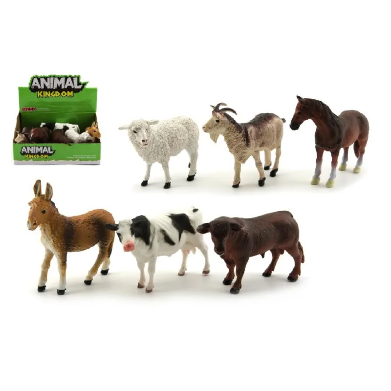 Teddies Zvieratko domáca farma plast 12cm - cena za 1 kus