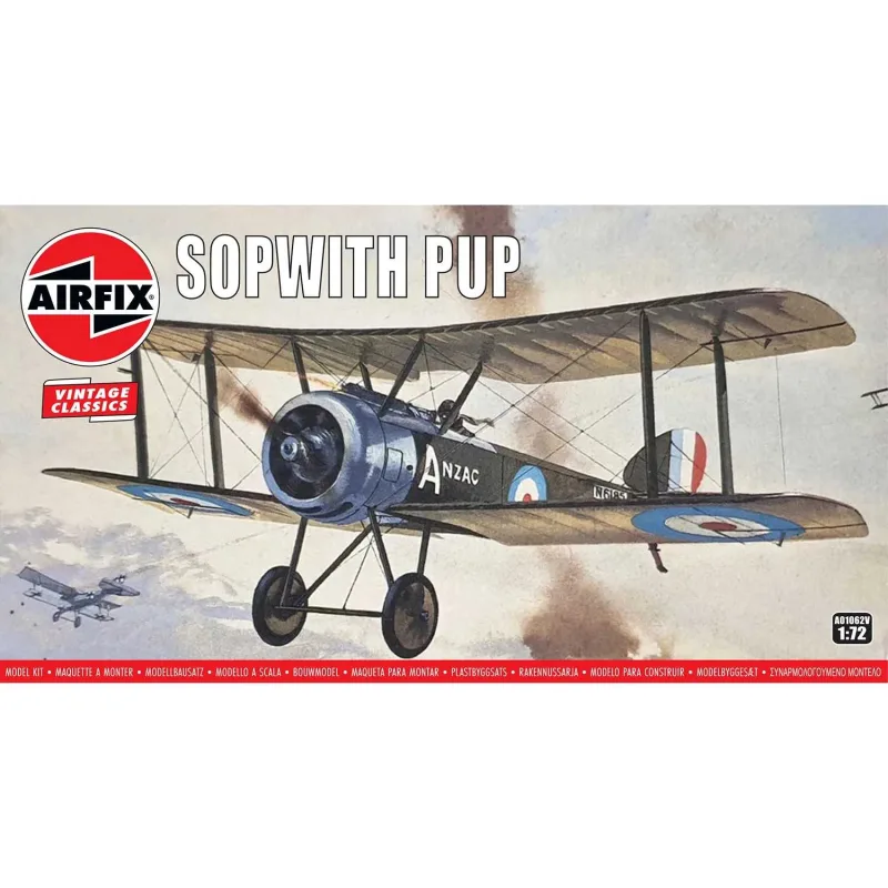 Airfix Classic Kit VINTAGE lietadlo A01062V - Sopwith Pup (1:72)
