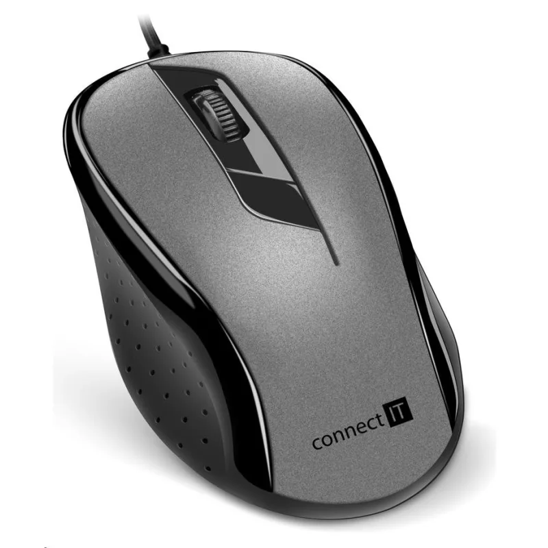 CONNECT IT Optická myš, USB, sivá CMO-1200-GY