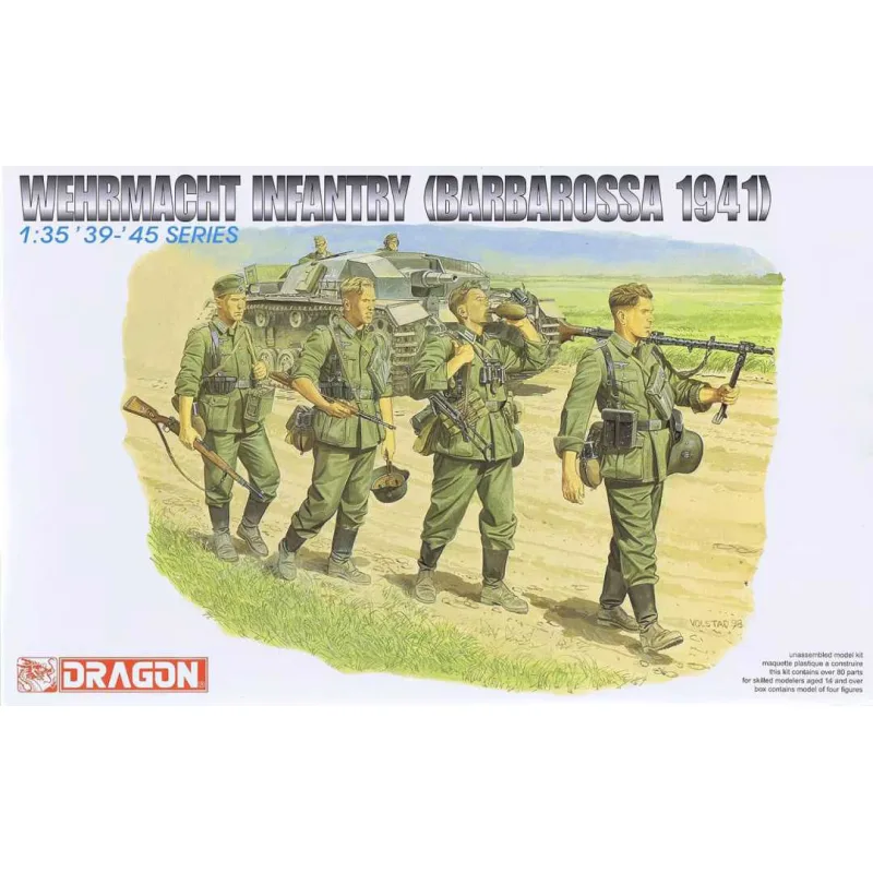 Dragon Model Kit figúrky 6105 - WEHRMACHT INFANTRY (1:35)