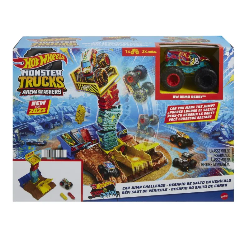 Mattel Hot Wheels Monster trucks aréna: semifinále herný set asst