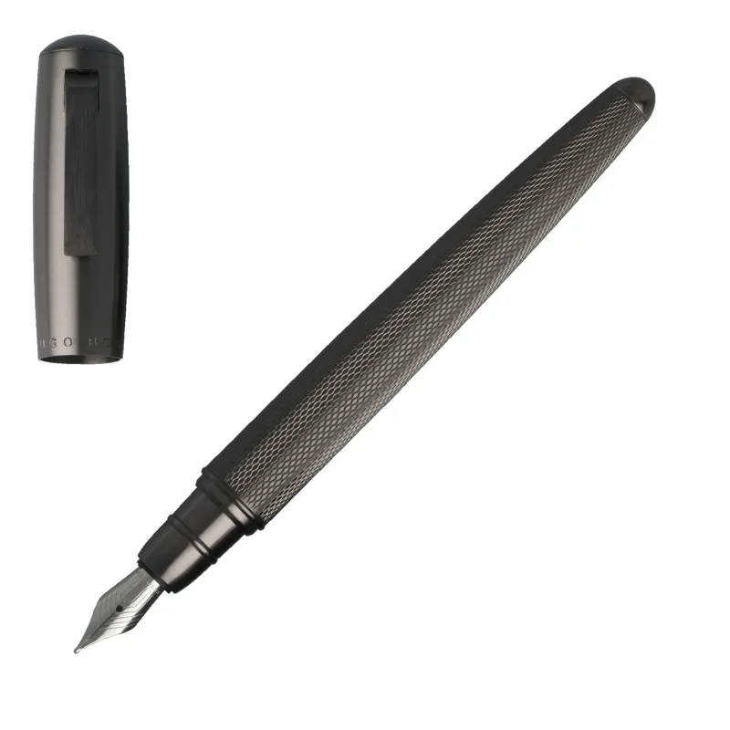 HUGO BOSS Plniace pero Pure Matte Dark Chrome HSY6032