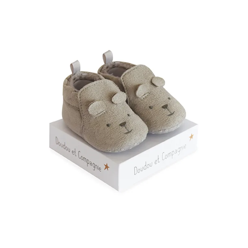 Doudou et Compagnie Paris Doudou Darčeková sada - Sada prvých topánočiek 0-6 mes.