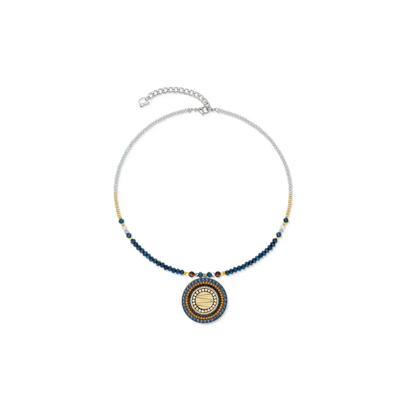 Coeur de Lion náhrdelník Amulet Moderný Future Motion Bicolour 2036/10-1559
