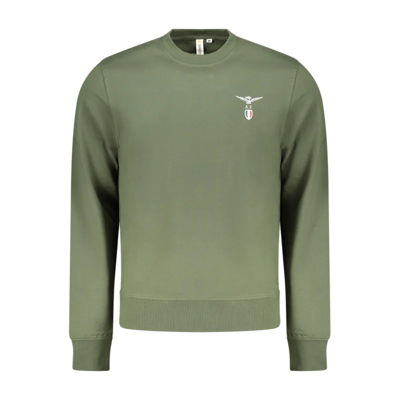 Pánska Mikina bez zipsu ACCADEMIA MILITARE - Zelená Farba: Zelená, Veľkosť: 3XL