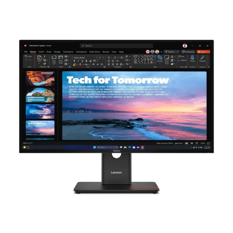 LENOVO LCD T27QD-40 - 27", IPS, 16:9, 2560x1440, 120Hz, 350cd/ m2, 1500:1…