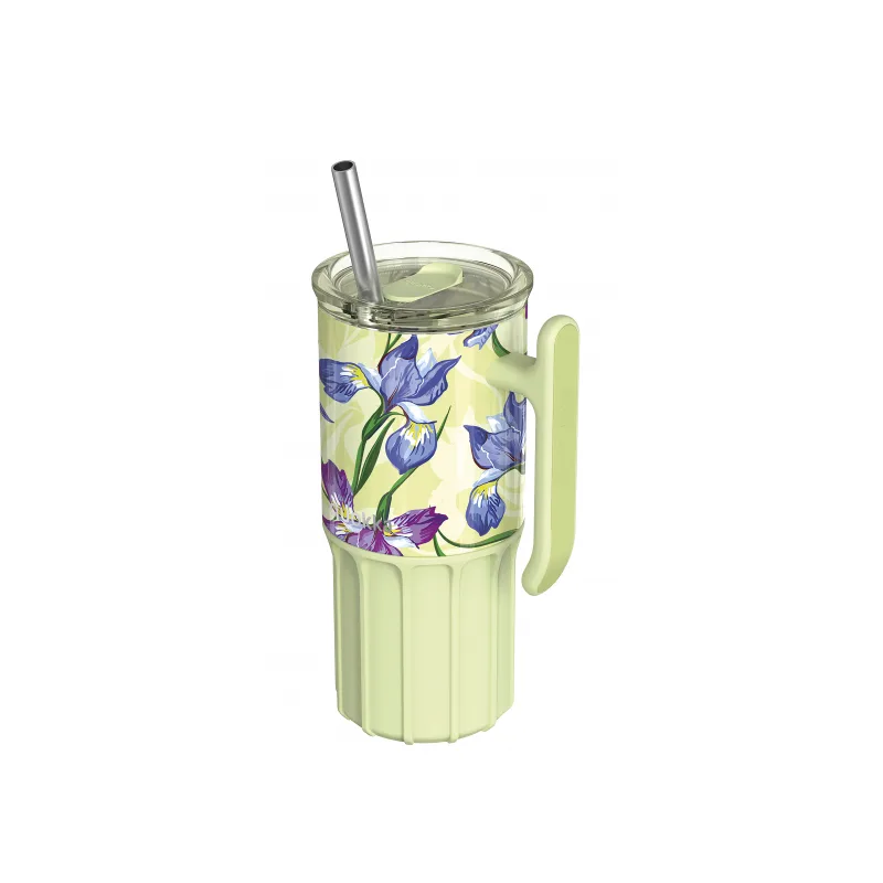 Quokka Nerezový termohrnček so slamkou Umi Green Tea 720 ml