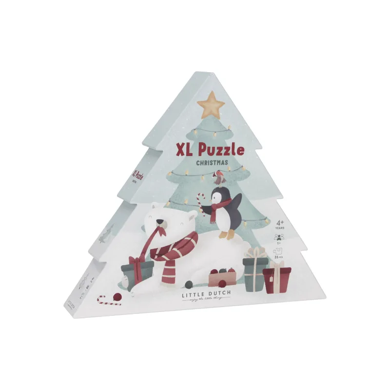 Little Dutch Puzzle vianočné XL