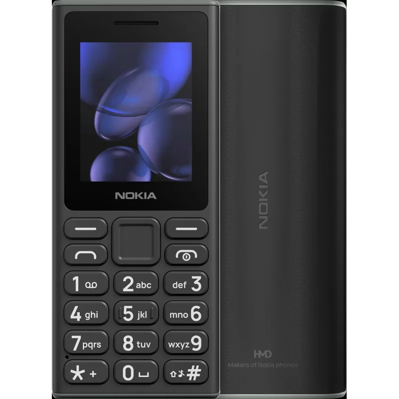 Nokia 105 2G Dual Sim 2025 Black HC1000058