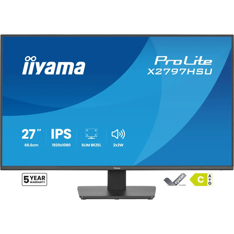iiyama ProLite/X2797HSU-B1/27"/IPS/FHD/120Hz/4ms/Černá/5R X2797HSU-B1