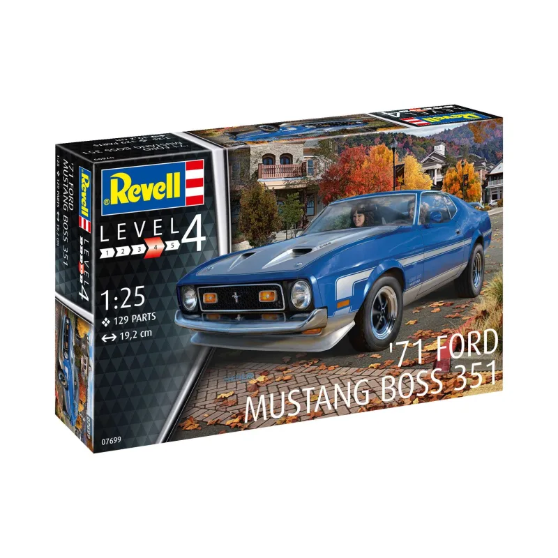 Revell Plastic ModelKit auto 07699 - 71 Ford Mustang Boss 351 (1:25)