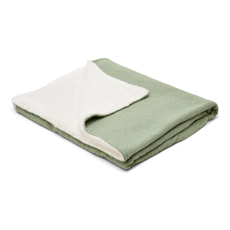 Little Dutch Deka pletená / fleece 70x100 cm Pure Sage