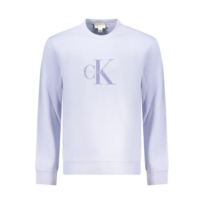 Pánska Mikina bez zipsu CALVIN KLEIN - Fialová Farba: Fialová, Veľkosť: M