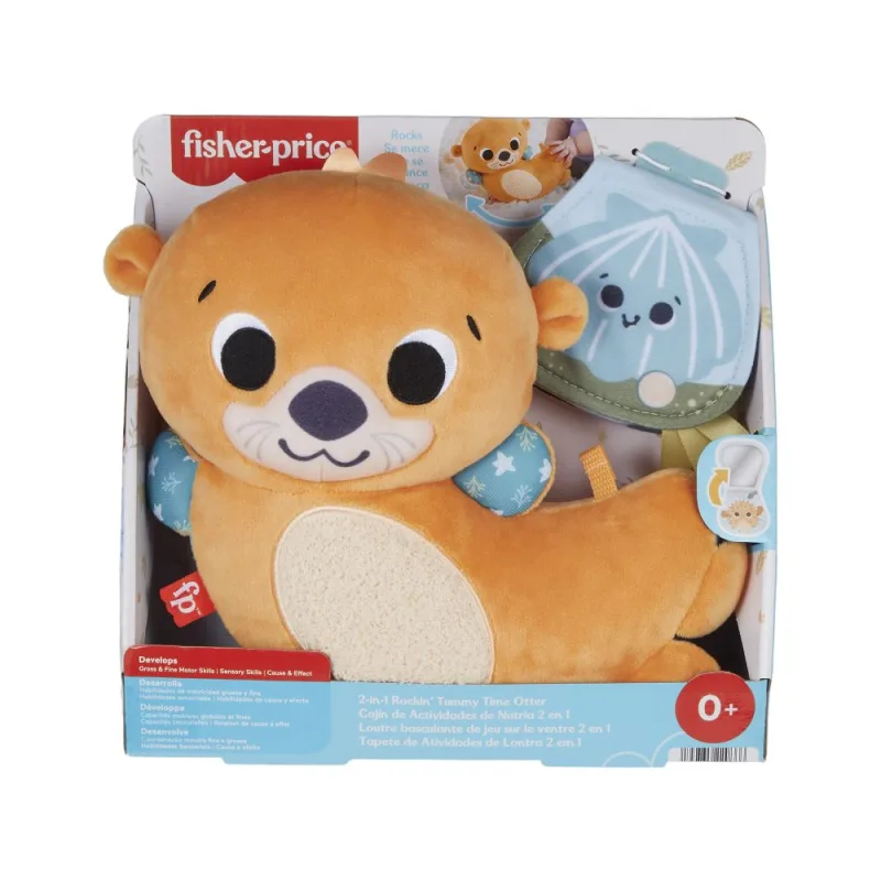 Mattel Fisher-Price PLYŠOVÁ VYDRA S KNIŽKOU