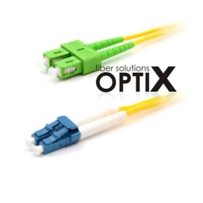 OEM Patchcord FO duplex LC-SC/APC 9/125um SM, 0,5m, OS2, 1.8mm 0784