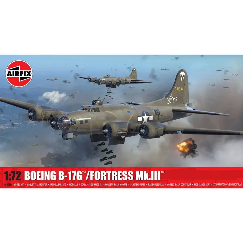 Airfix Classic Kit lietadlo A08018A - Boeing B-17G / Fortress Mk.III (1:72)