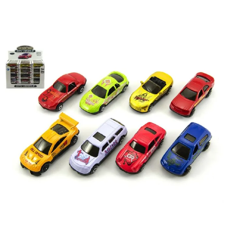 Teddies Auto kov 7cm v krabičke rôzne druhy