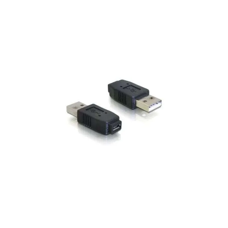 Delock redukce micro USB A+B samice na USB A samec (65029)