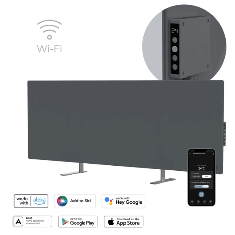AENO AGH5S Premium Eco Smart Ohrievač, LIMITOVANÁ EDÍCIA GREY Šedá, LED,…