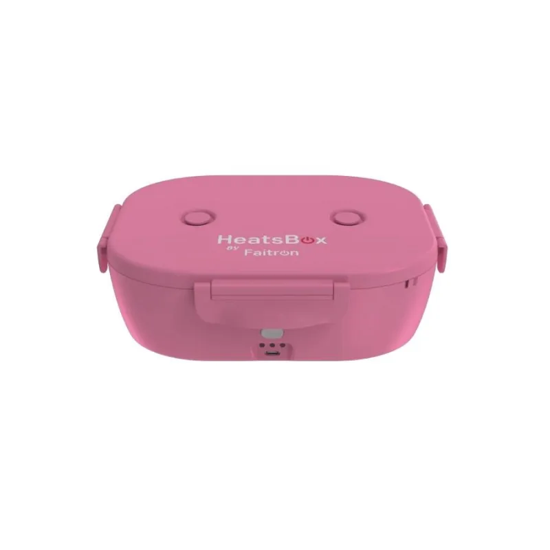 Faitron HeatsBox GO Light chytrý ohřívací obědový box na baterii, růžový…