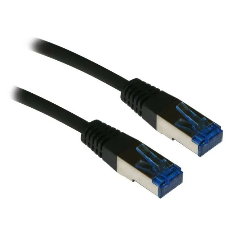 XtendLan Patch kabel Cat 6A SFTP LSFRZH 0,25m - černý (PK_6ASFTP0025black)