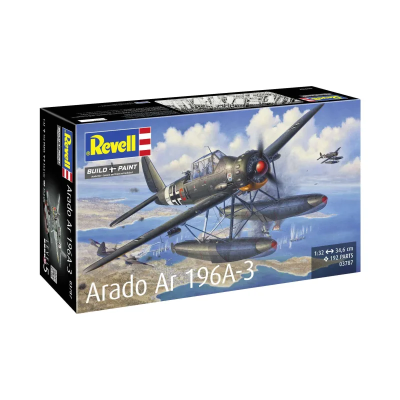 Revell Plastic ModelKit lietadlo 03787 - Arado Ar196A-3 Seaplane (1:32)