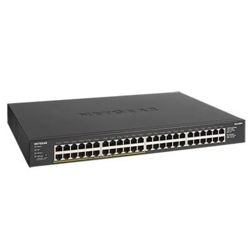 NETGEAR 48PT GIGE UNMANAGED SWCH W/POE+ GS348PP-100EUS