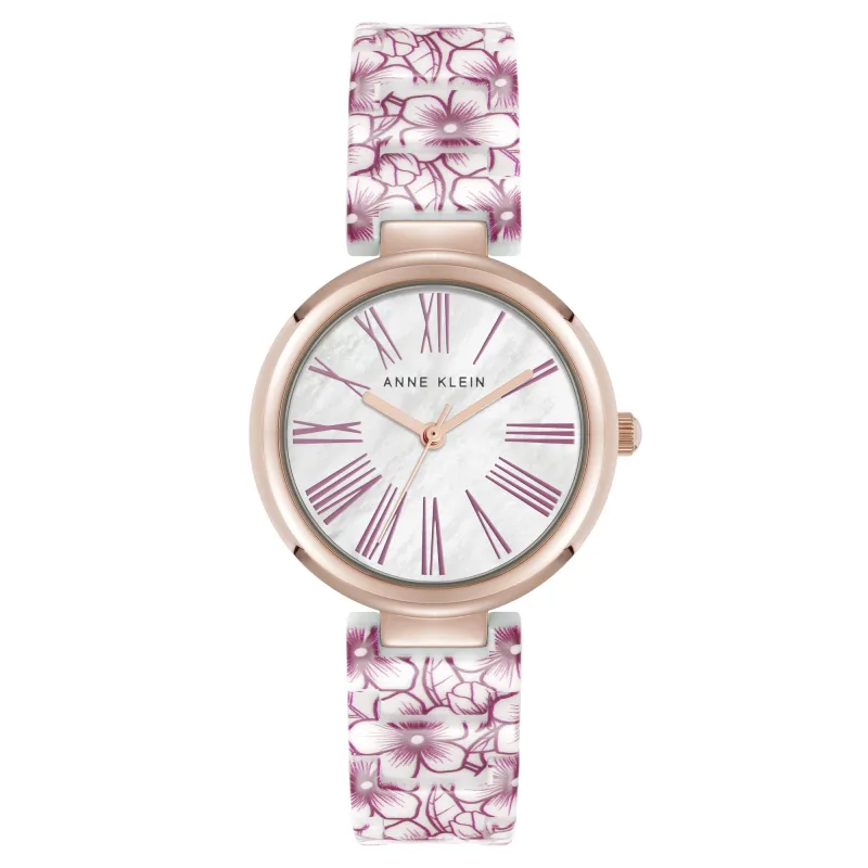 Anne Klein dámske okrúhle hodinky AK/5320RGRO