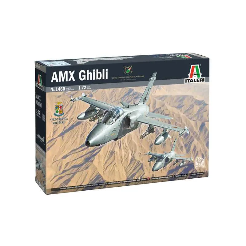Italeri Model Kit lietadlo 1460 - AMX Ghibli (1:72)