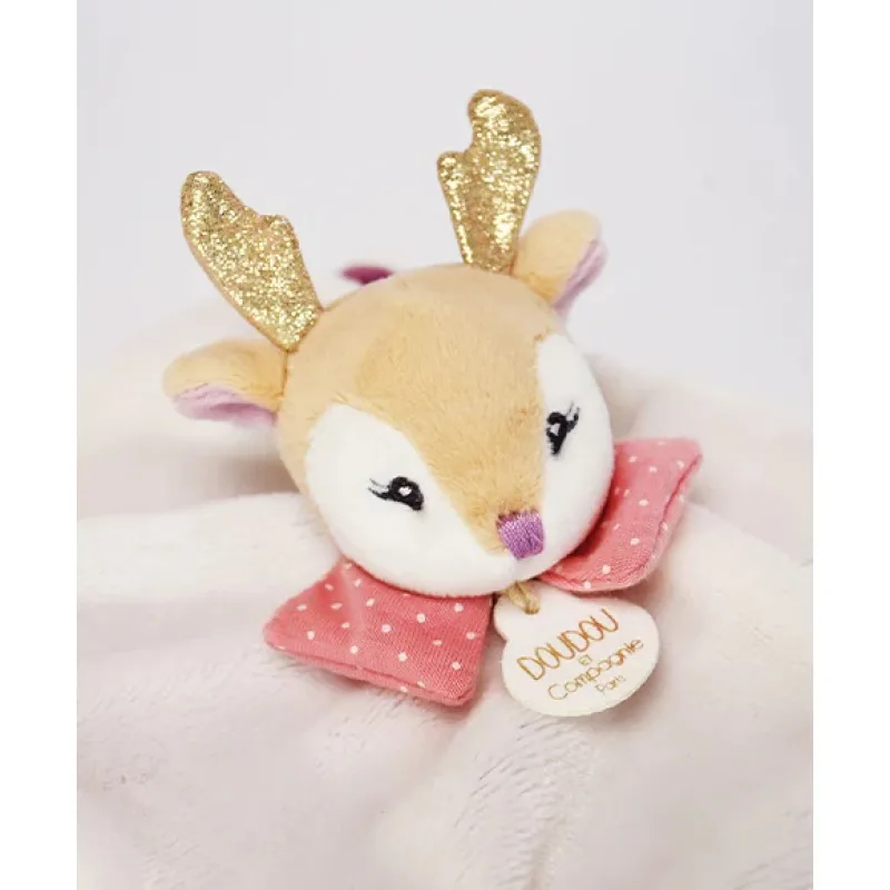 Doudou et Compagnie Paris Doudou Plyšová mini hračka muchláčik 20 cm srnka