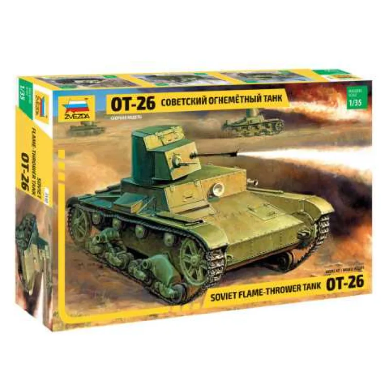 Zvezda Model Kit tank 3540 - T-26 Plameňomet (opätovné vydanie) (1:35)
