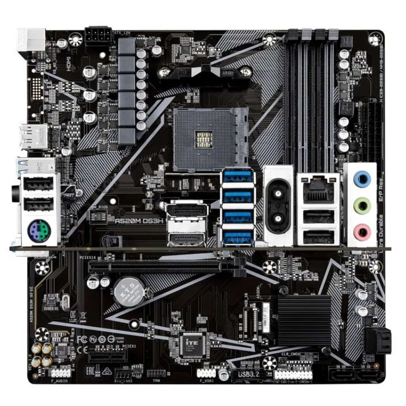 Gigabyte A520M DS3H WIFI6E/AM4/mATX (A520M DS3H WF6E)