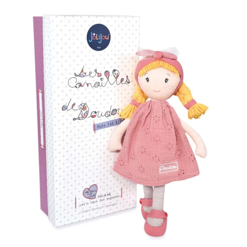 Doudou et Compagnie Paris Doudou Jolijou Bábika Suzette 36 cm
