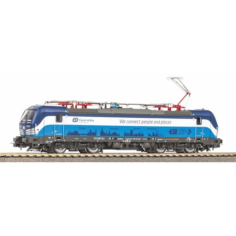 Piko Piko Elektrická lokomotíva Vectron Praha-Berlín-Hamburg ČD VI vr. zvuk. dekodéra, digitálna - 21688