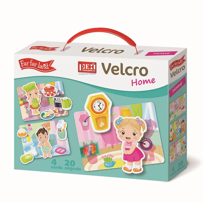 Pexi Pexi Velcro skladačky - Domov