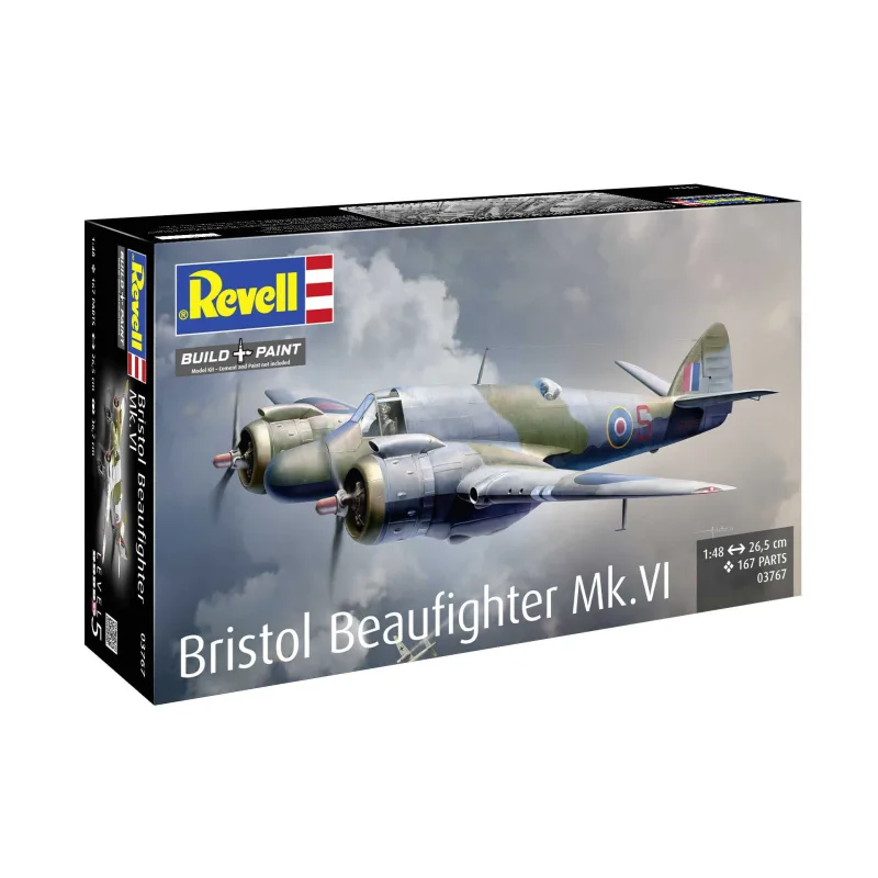 Revell Plastic ModelKit lietadlo 03767 - Bristol Beaufighter Mk. VI (1:48)