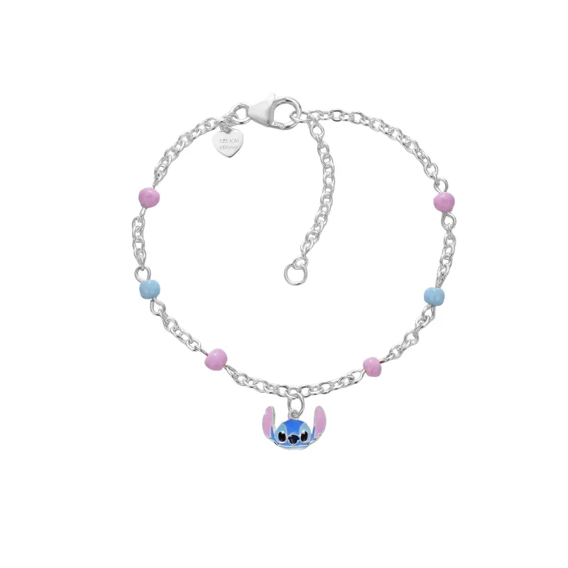 Detský náramok Disney MINI Stitch strieborný BS00101SL-47.CS