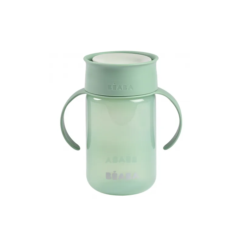 Beaba Hrnček trénovací 360° Green 340 ml 12m+