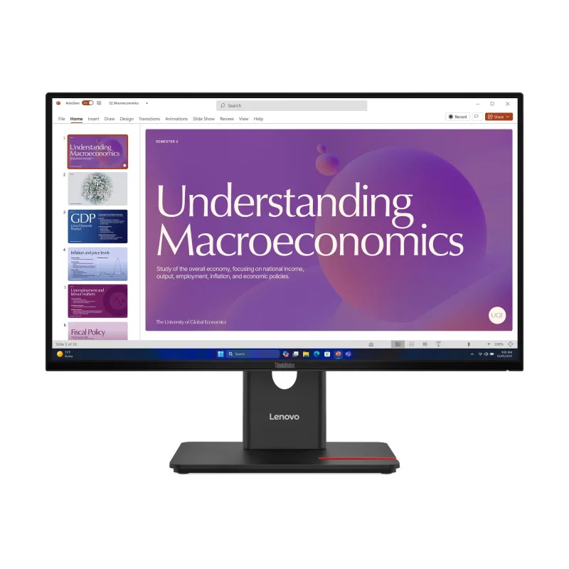 Lenovo ThinkVision/T24D-40/23,8"/IPS/FHD/120Hz/4ms/Černá/3R 64B9GAT1EU